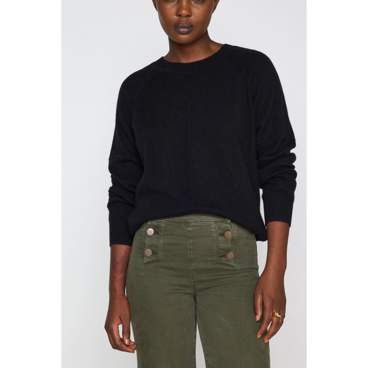 Pull en 100% cachemire 2 fils ARY noir, Maison 123