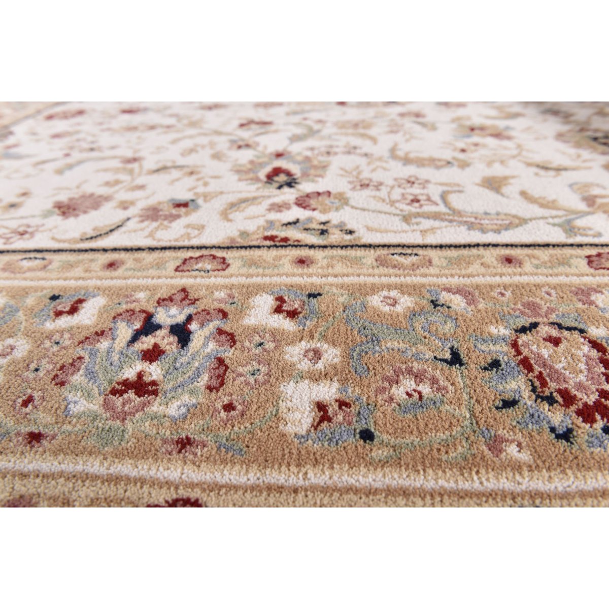 Tapis d'orient floral - DOLNA rouge, THEKO