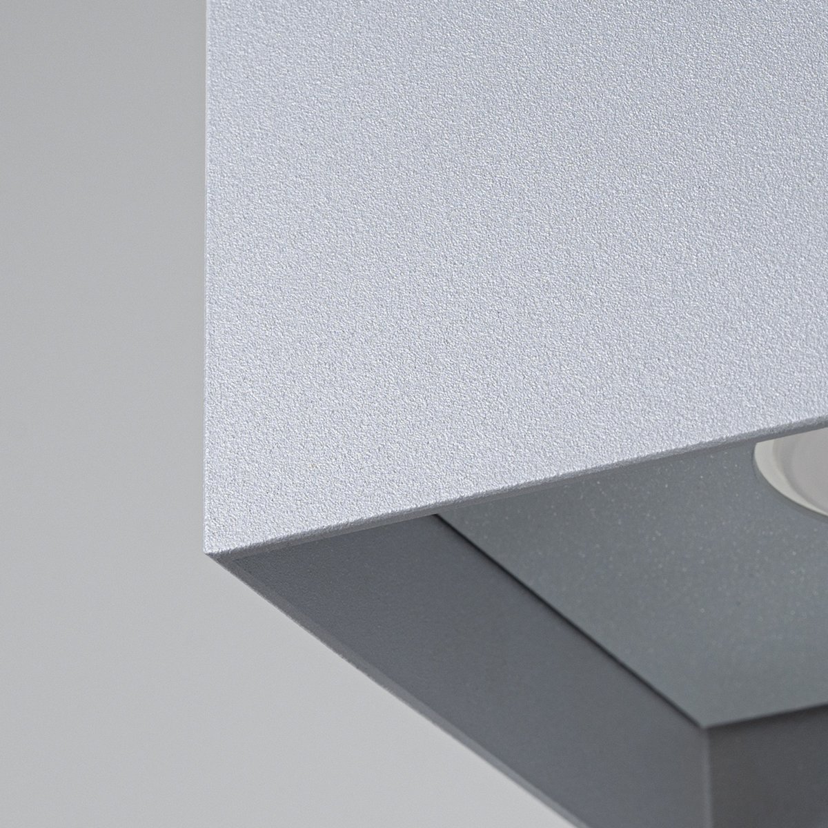 Plafonnier Aluminium Gris GU10 1 Hati gris, EDEN