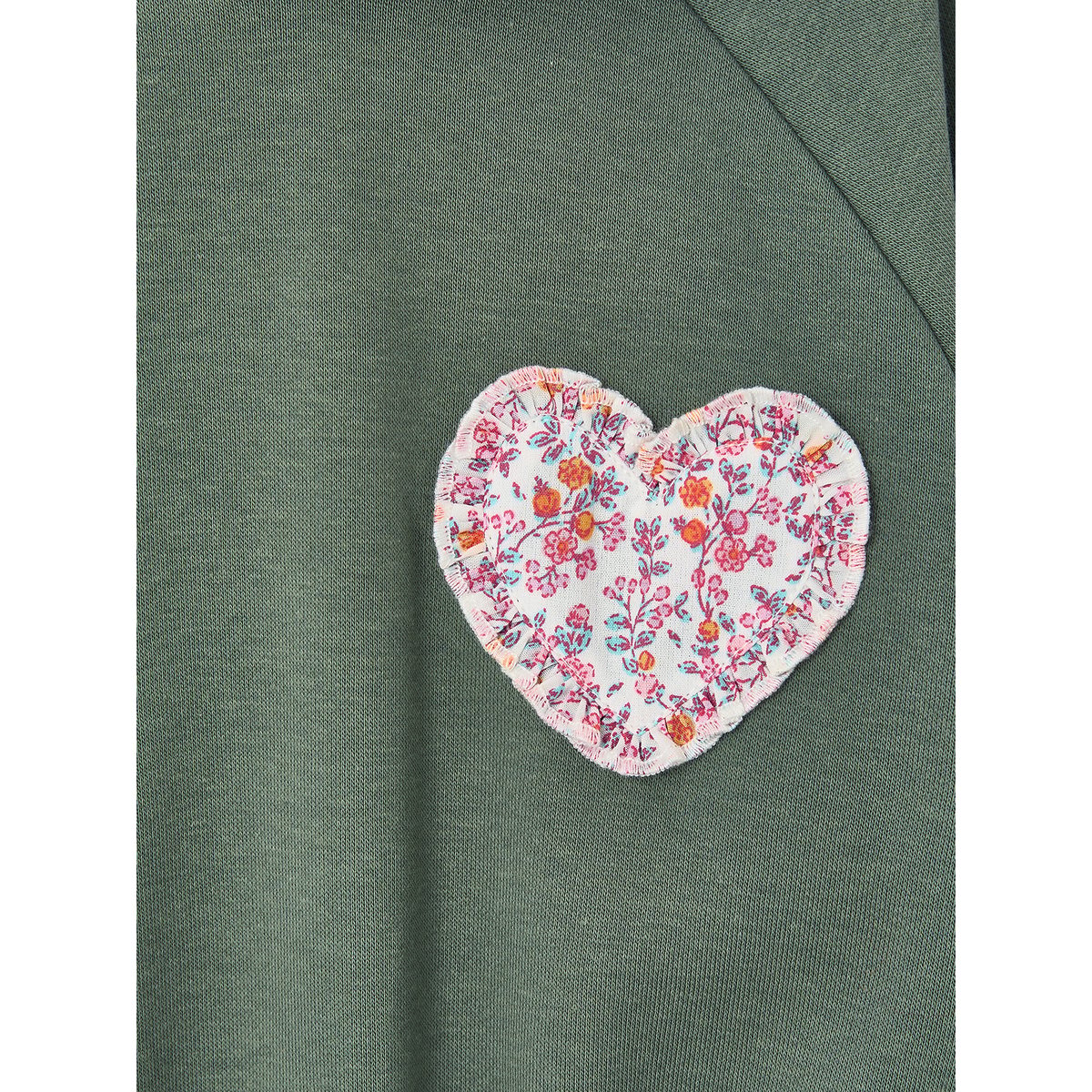 Robe courte à capuche vert, VERTBAUDET