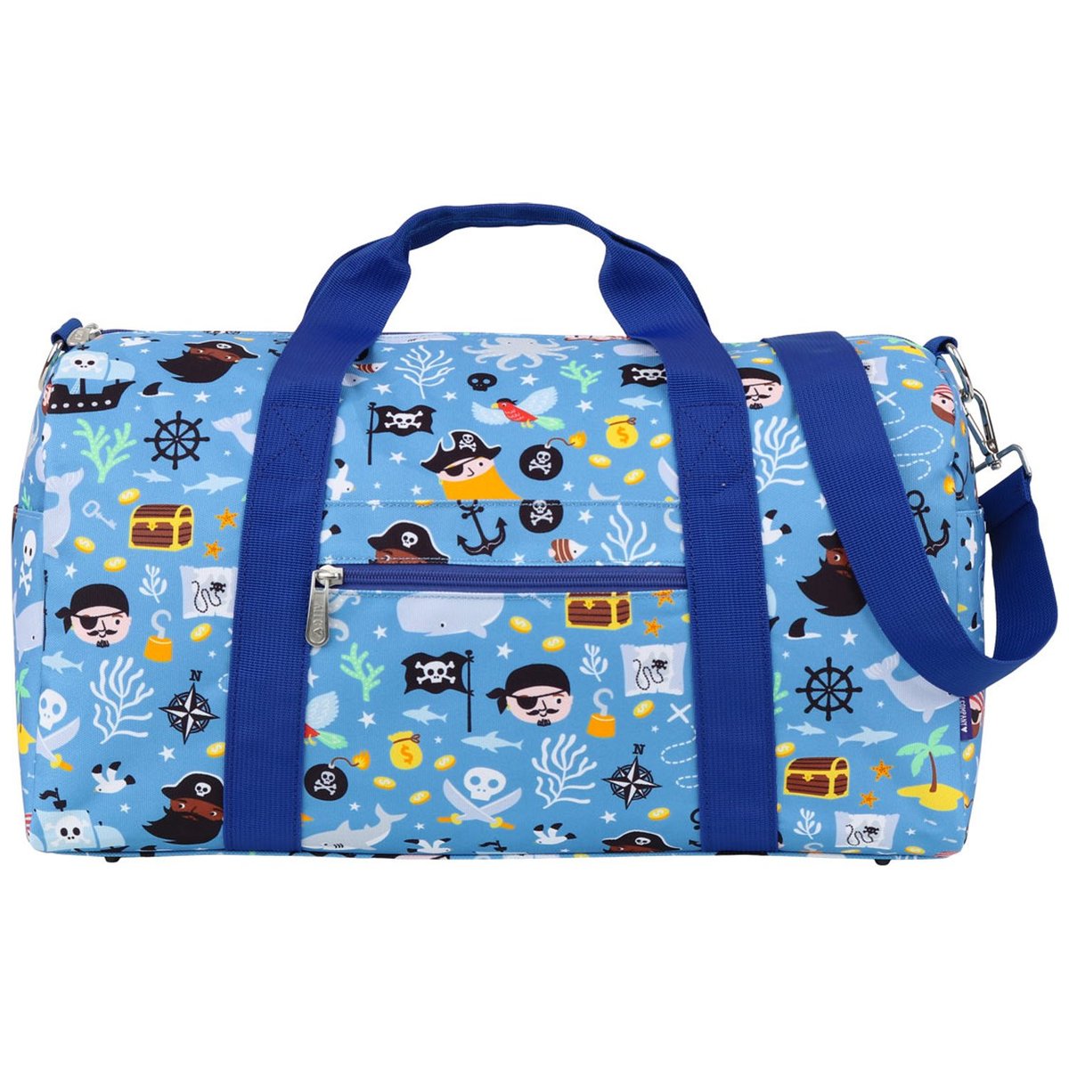 Sac de voyage bleu, noir, jaune, A LITTLE LOVELY COMPANY