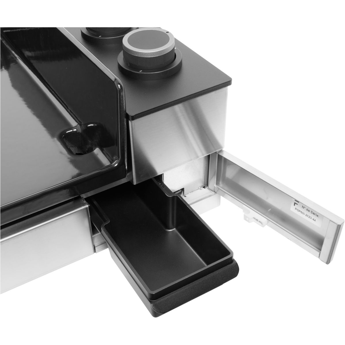 Plancha gaz Premium 60 Inox 2brûleurs à poser, 58.5x40.5 cm gris, FORGE ADOUR