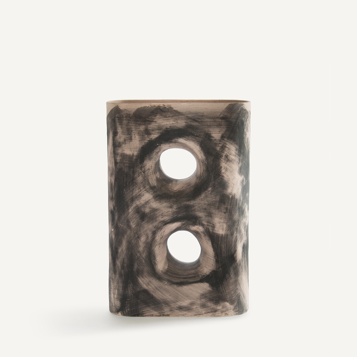 Vase en faïence mate, H30 cm, Lixa noir, AM.PM