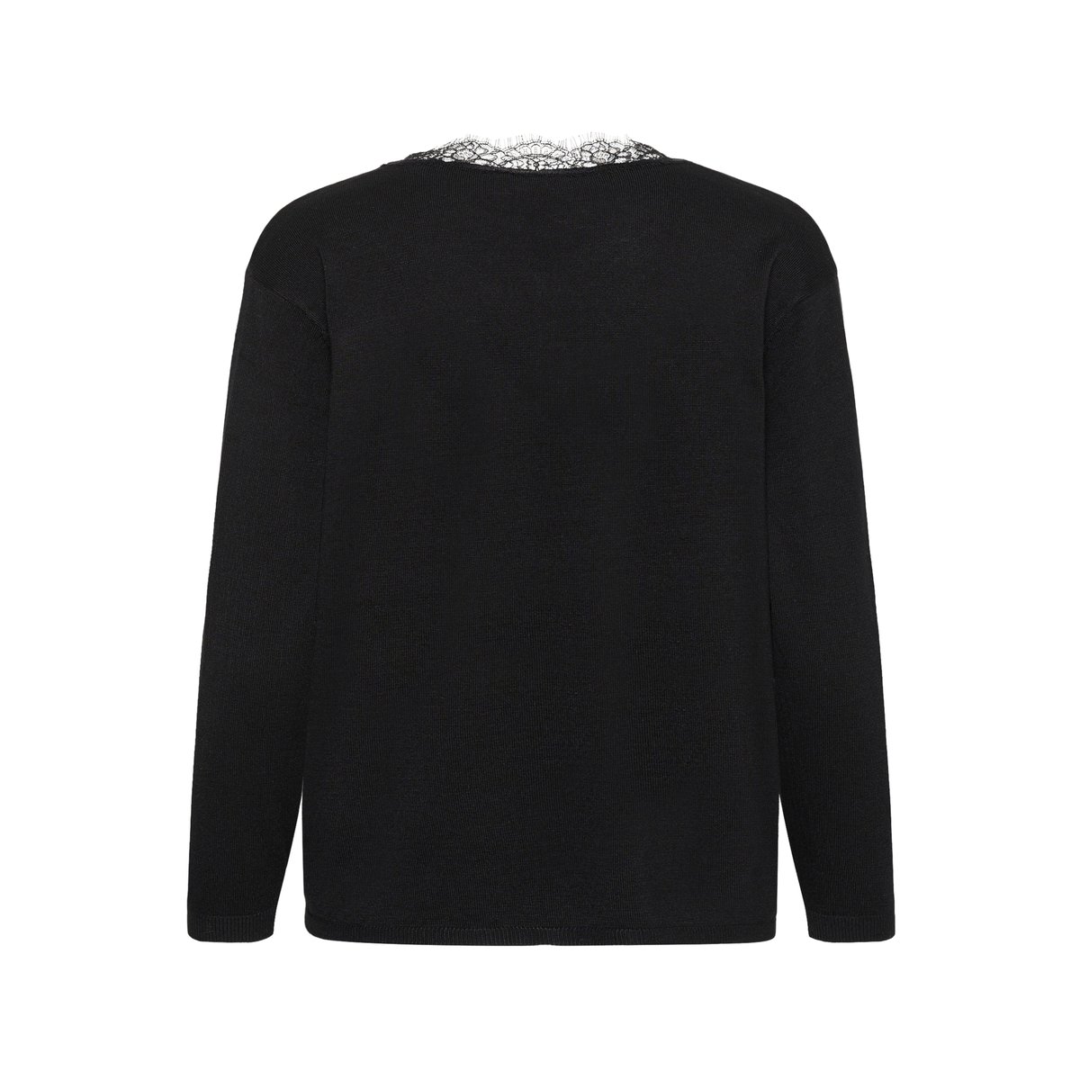 Pullover tricoté noir black deep, KAFFE