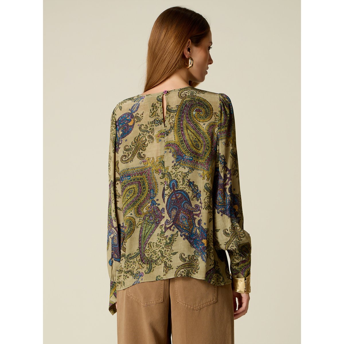 Blouse fantaisie vert, OLTRE