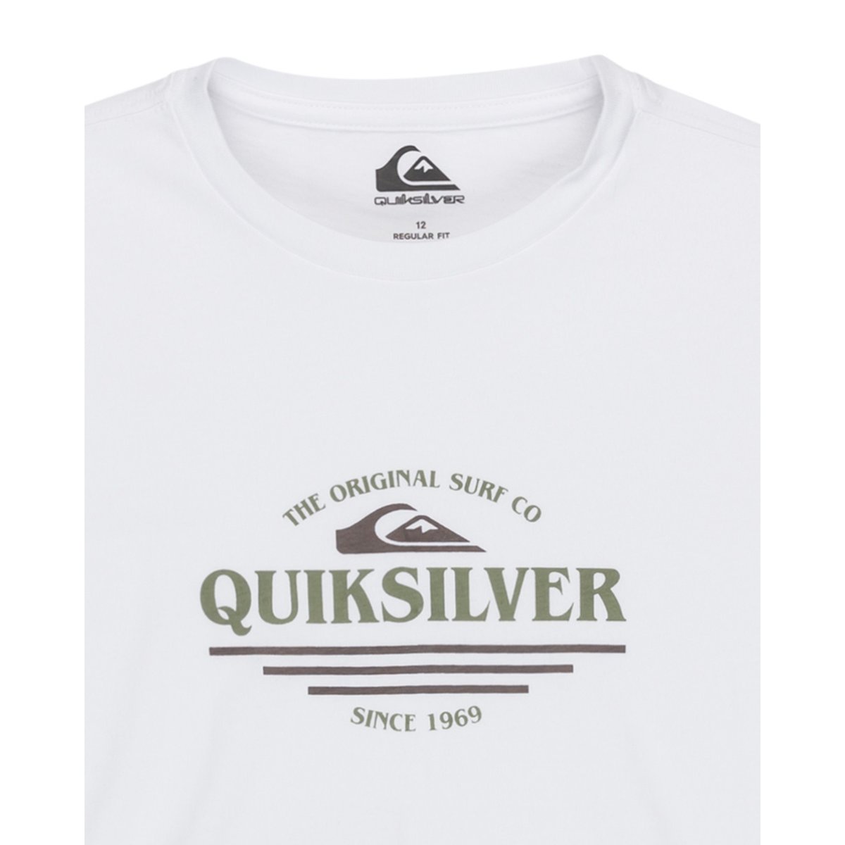 T-shirt à manches courtes EV TYPE LINE blanc white, QUIKSILVER