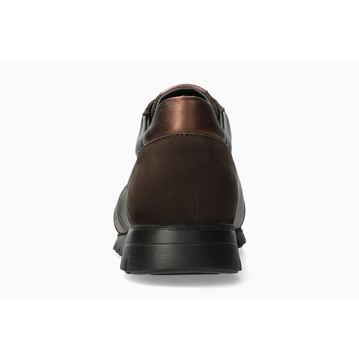 Baskets en cuir / textile DALILHA marron foncé p5146067, MEPHISTO
