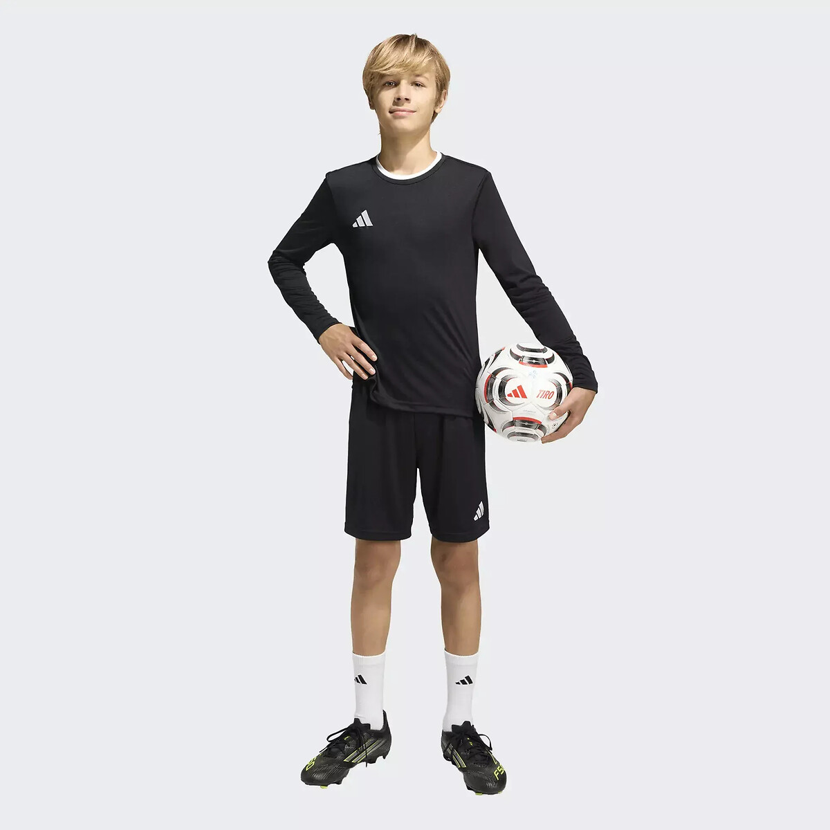 T-shirt manches longues de football, ENTRADA noir, ADIDAS SPORTSWEAR