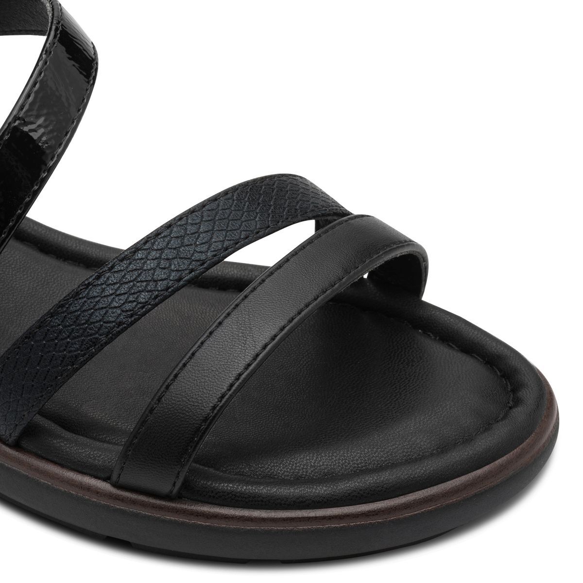 Sandale à talon à talon noir, TAMARIS