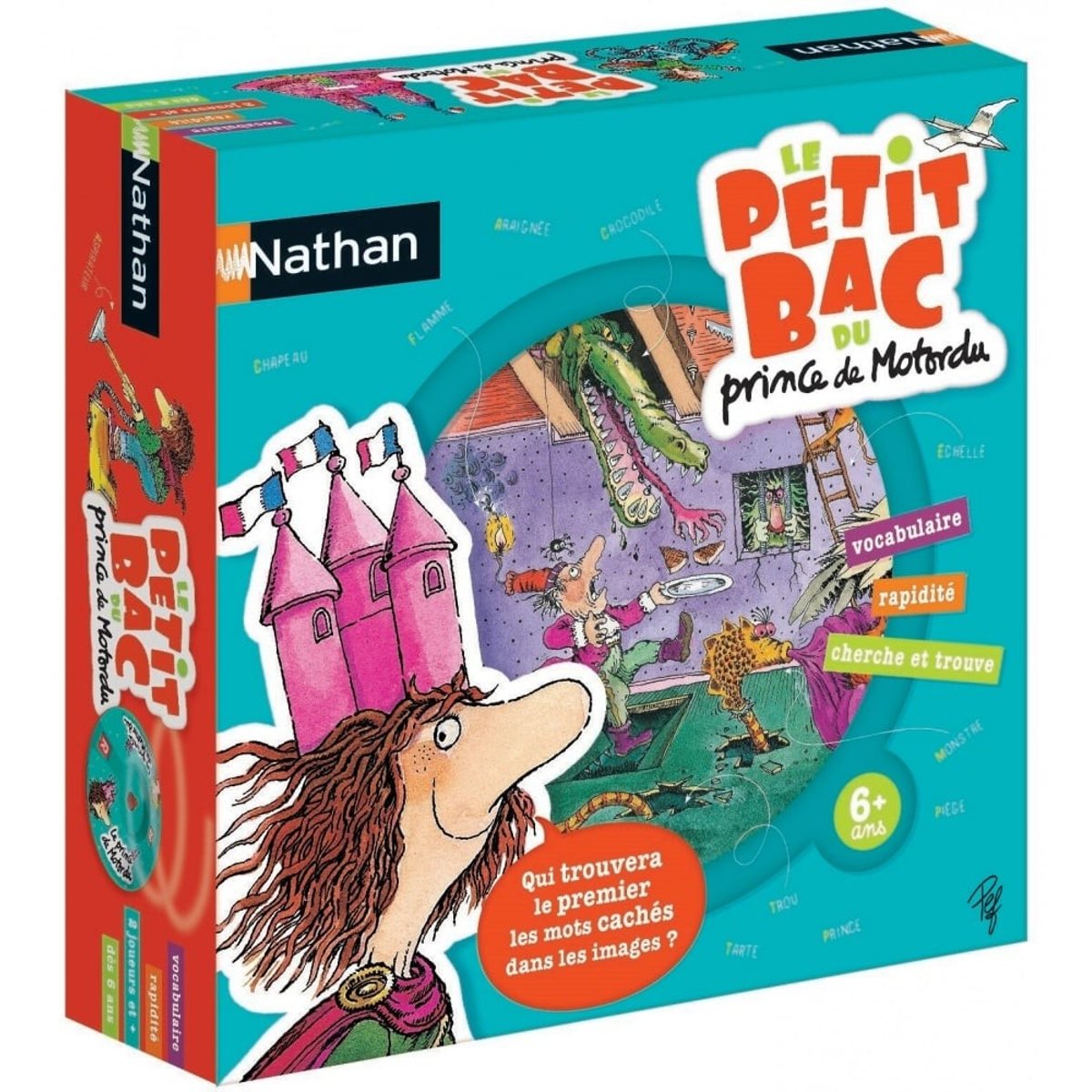 Le Petit Bac Du Prince De Motordu - Nathan couleur unique, NATHAN