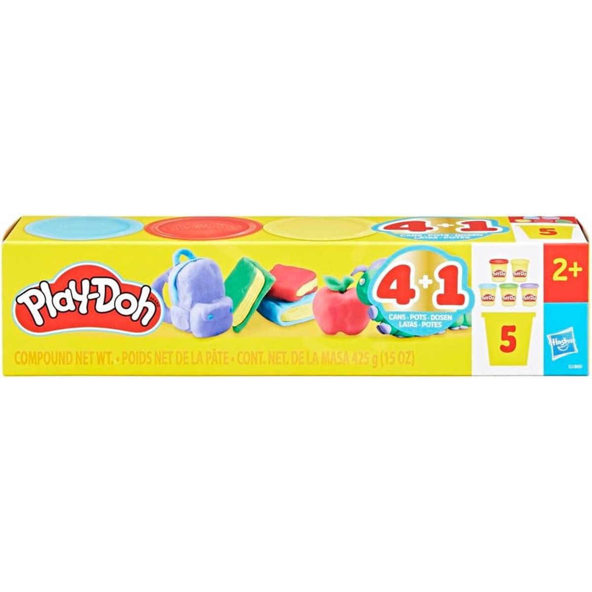 Coffret de 5 pots de pâte à modeler multicolore, HASBRO