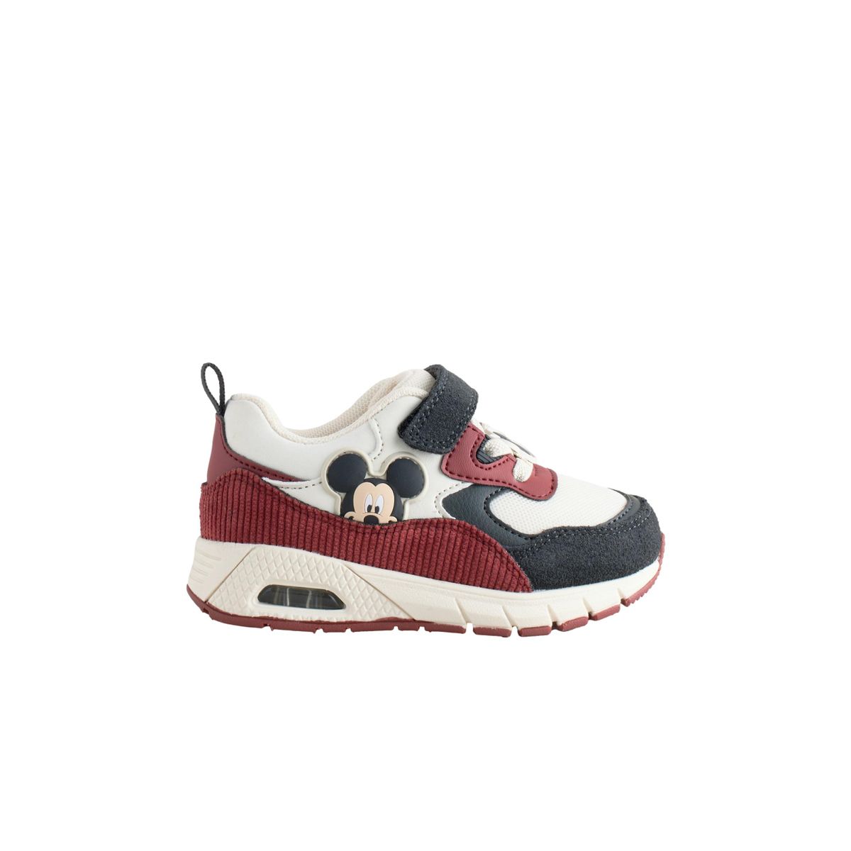Baskets à lacets élastiques mickey mouse rouge, NEXT