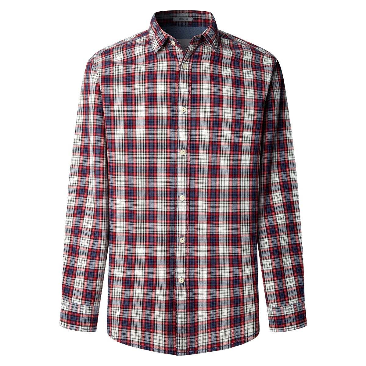 Chemise Coupe Regular À Carreaux rouge hiver, PEPE JEANS