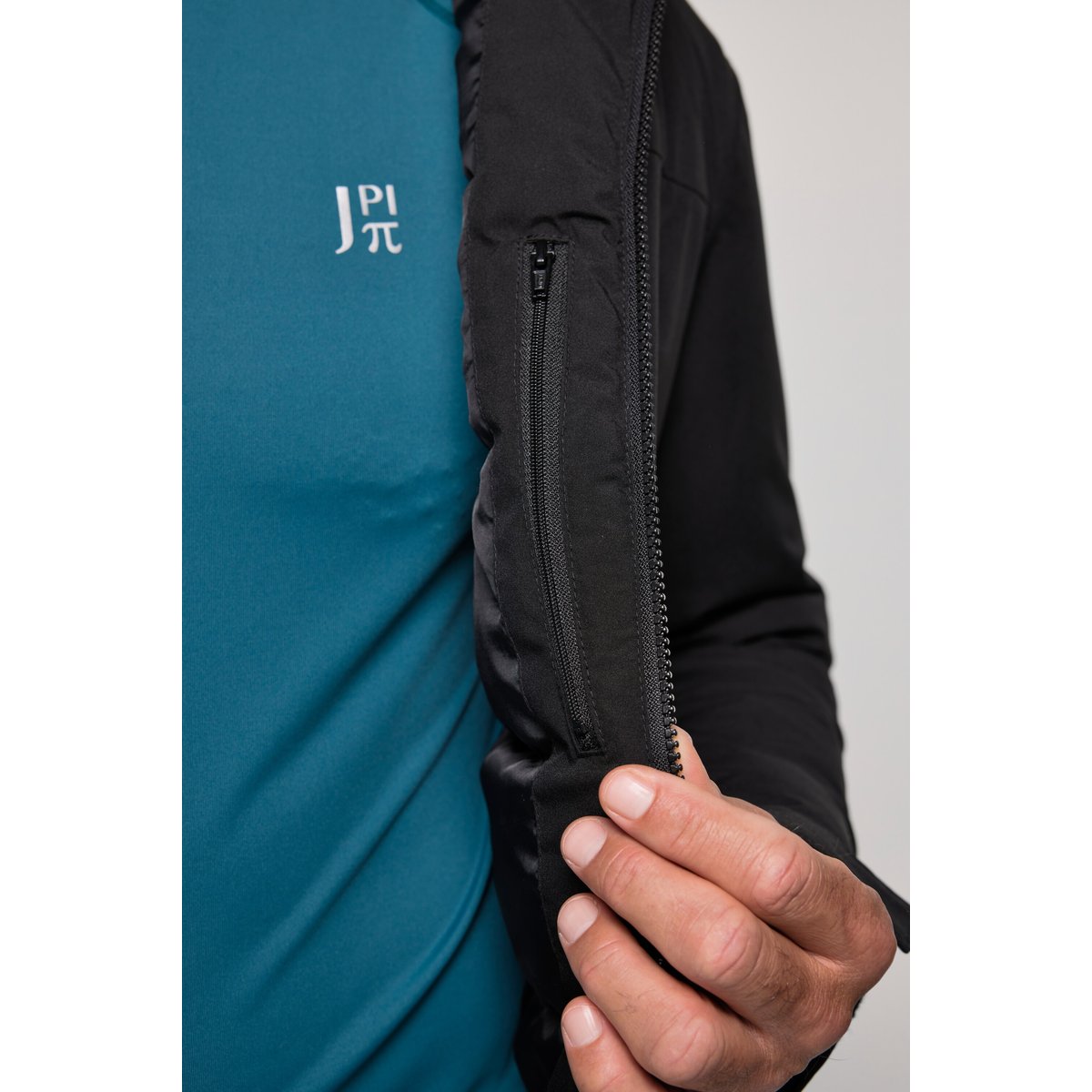 Veste technique, outdoor, imperméable noir, JP1880