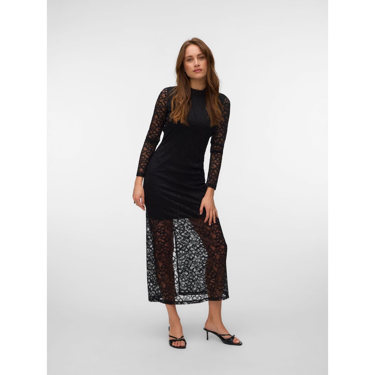 Robe En Dentelle noire - black, VERO MODA