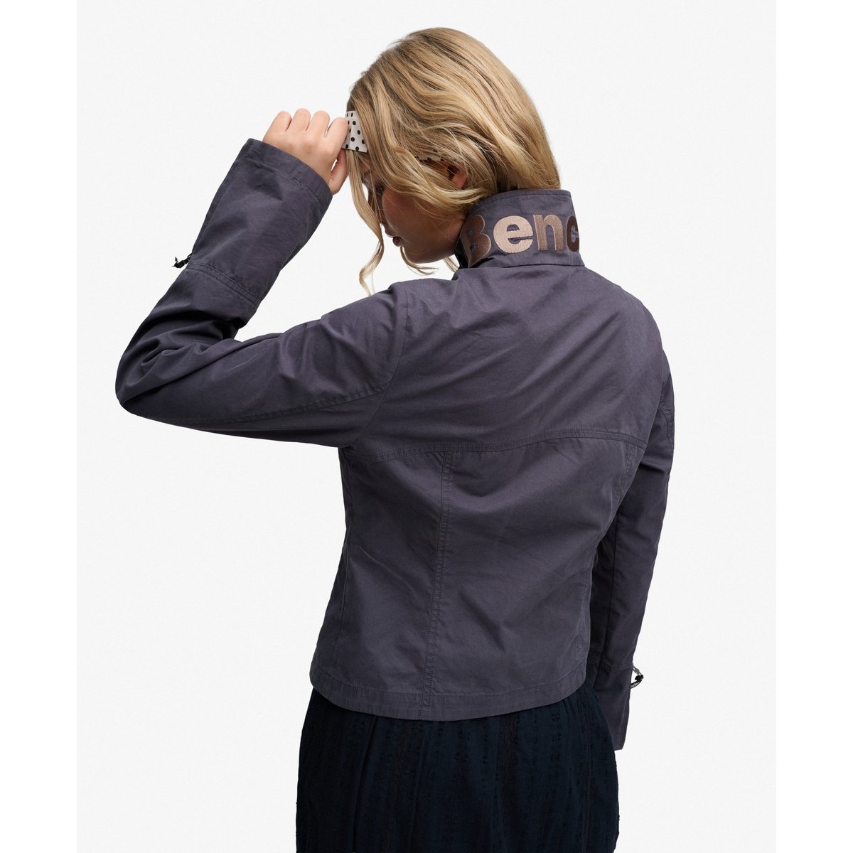Veste Col Montant Bench Pêche anthracite/ dune, SUPERDRY