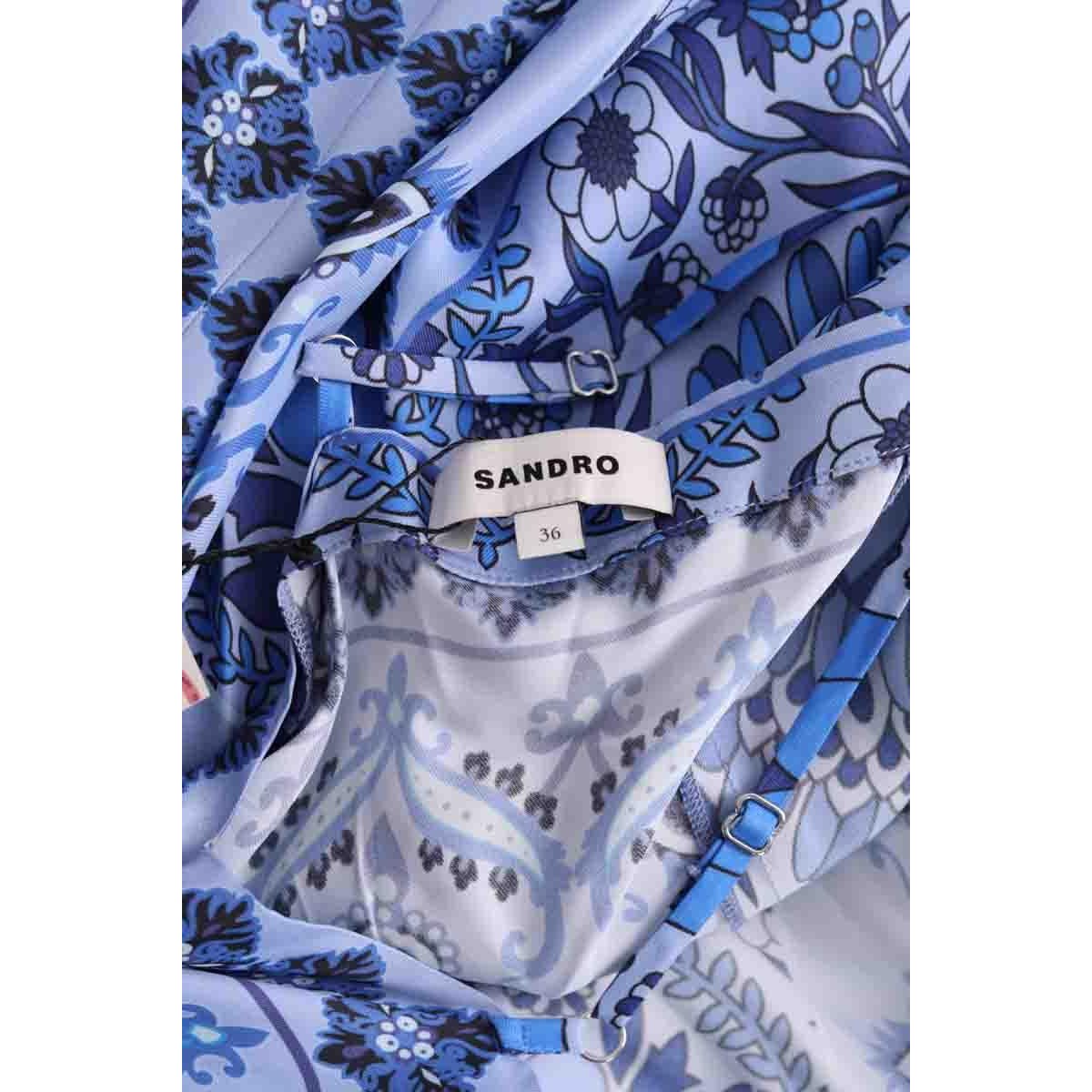 Robe - Très Bon État bleu, SANDRO