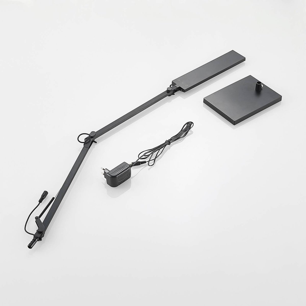 Lampe à poser moderneLED, Antisa noir, LINDBY