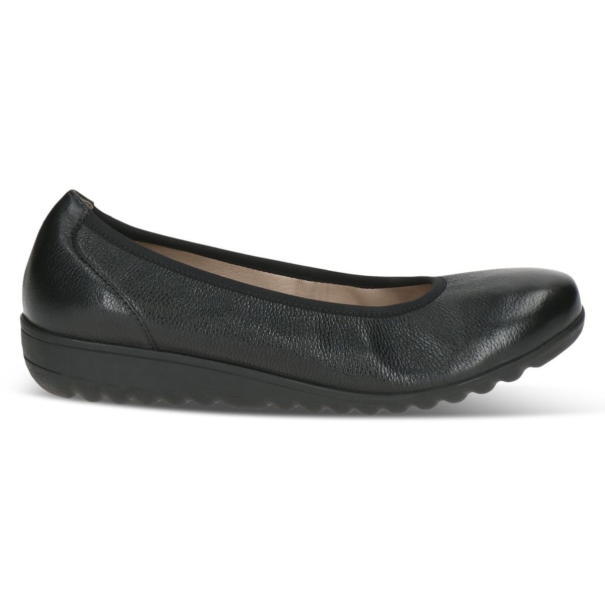 Ballerine en cuir nappa noir, CAPRICE