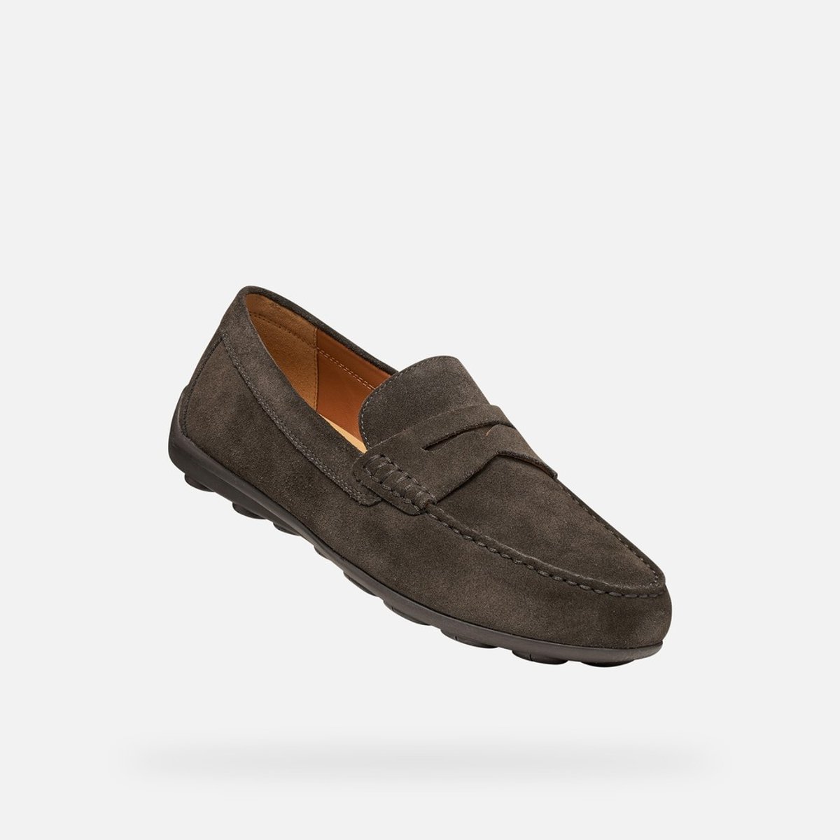 Mocassins U SPHERICA EC16 marron foncé, GEOX