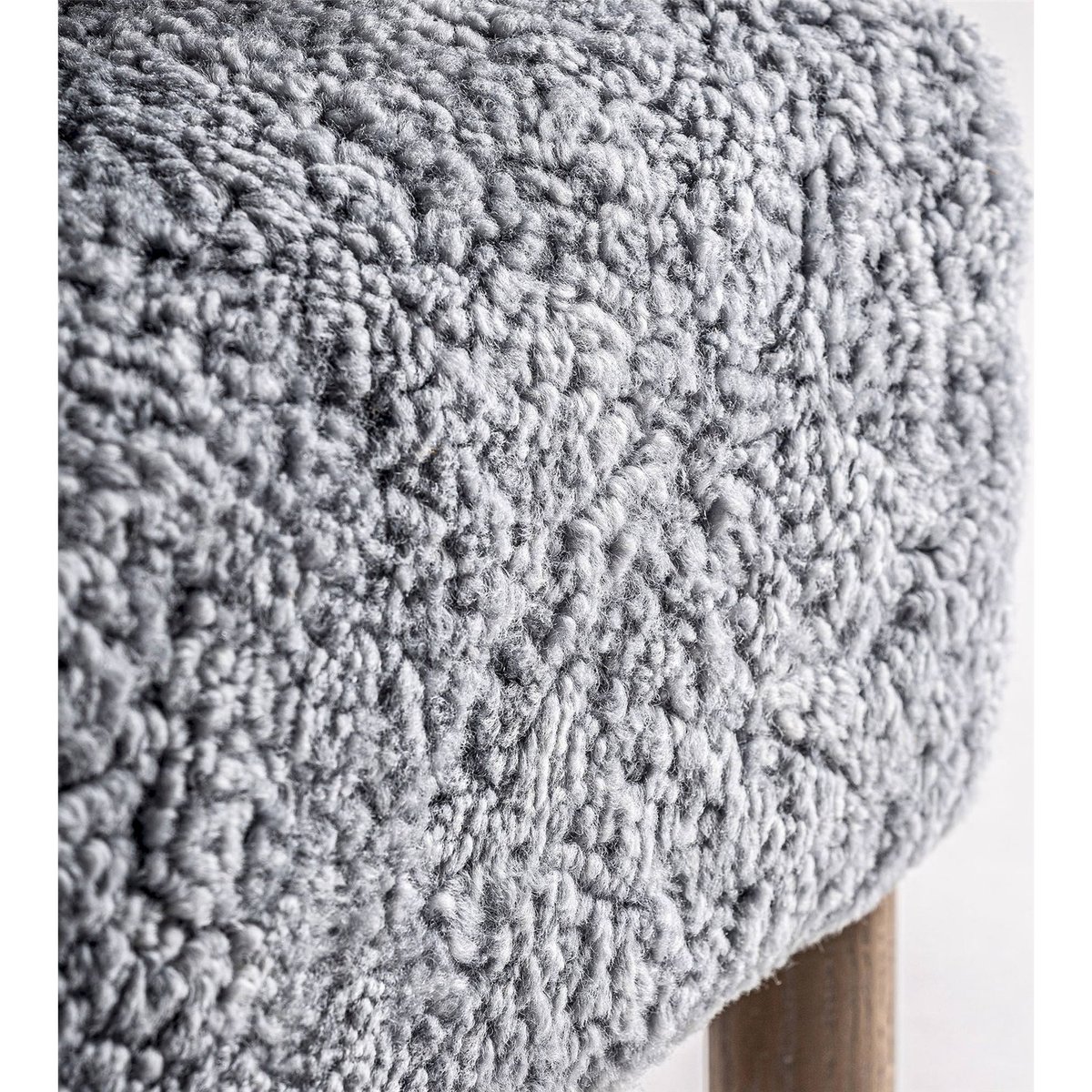 Fauteuil de salon contemporain en frêne marron naturel bois de frêne, RECOLLECTION