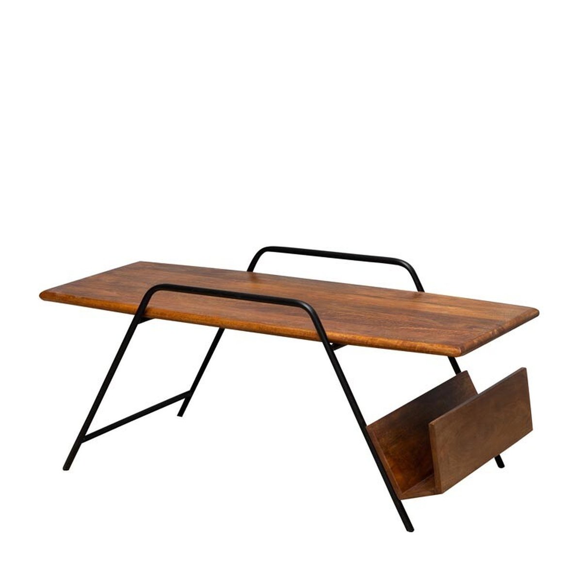 Table basse en bois EASYPEASY bois fonce, CHEHOMA
