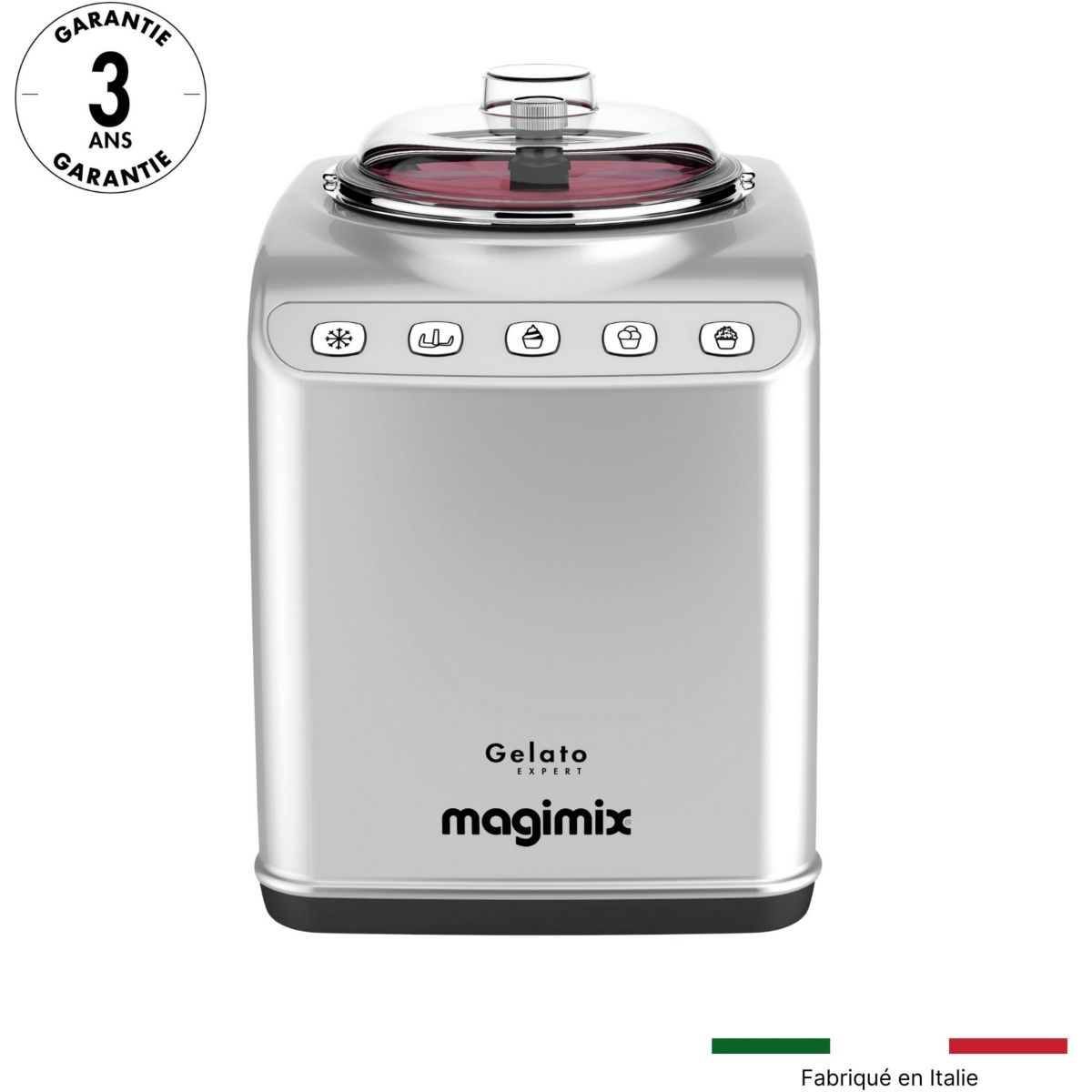 Turbine à glace 11680 GELATO EXPERT argent / métallique, MAGIMIX