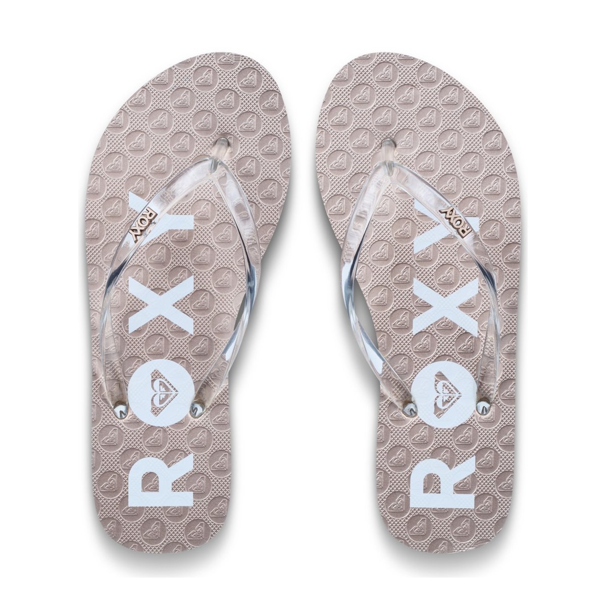 Tongs VIVA JELLY. blanc white/champagne, ROXY