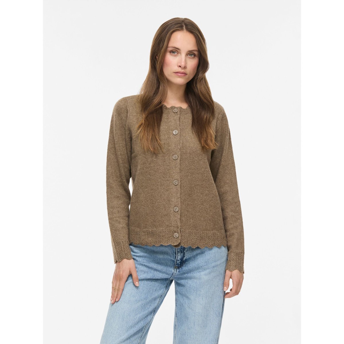 Cardigan En Maille gris - falcon1, VILA