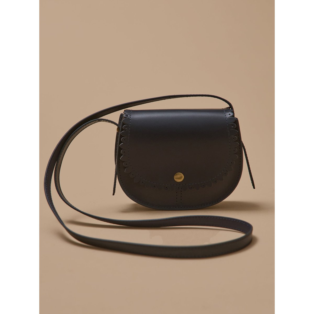 Sac écureuil en cuir marine, CYRILLUS