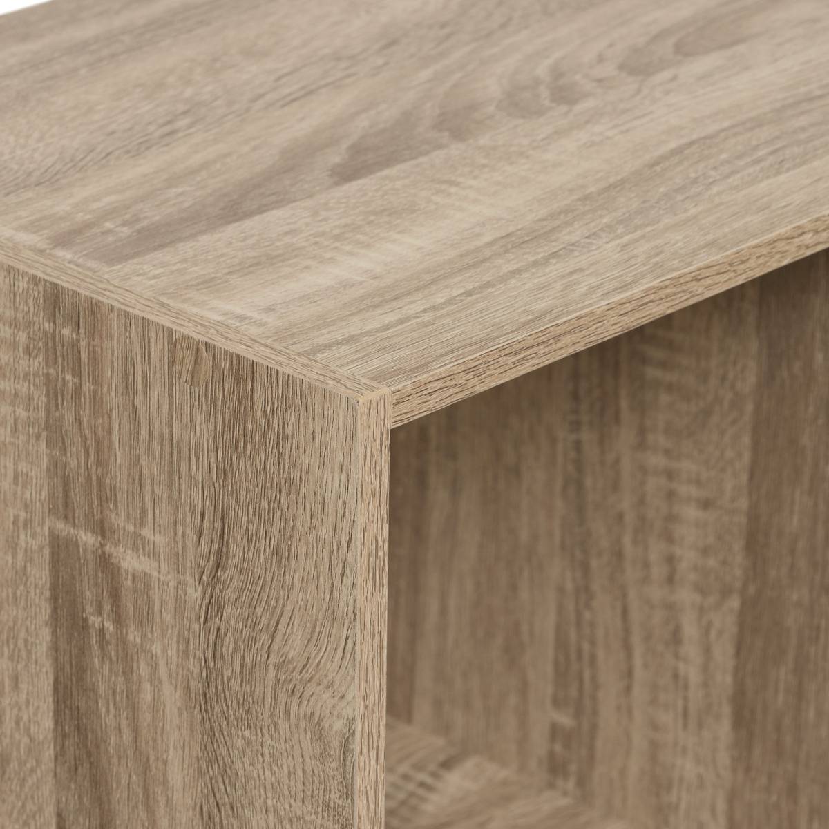 Étagère 6 cases effet naturel MIX'N MODUL beige, 5FIVE SIMPLY SMART
