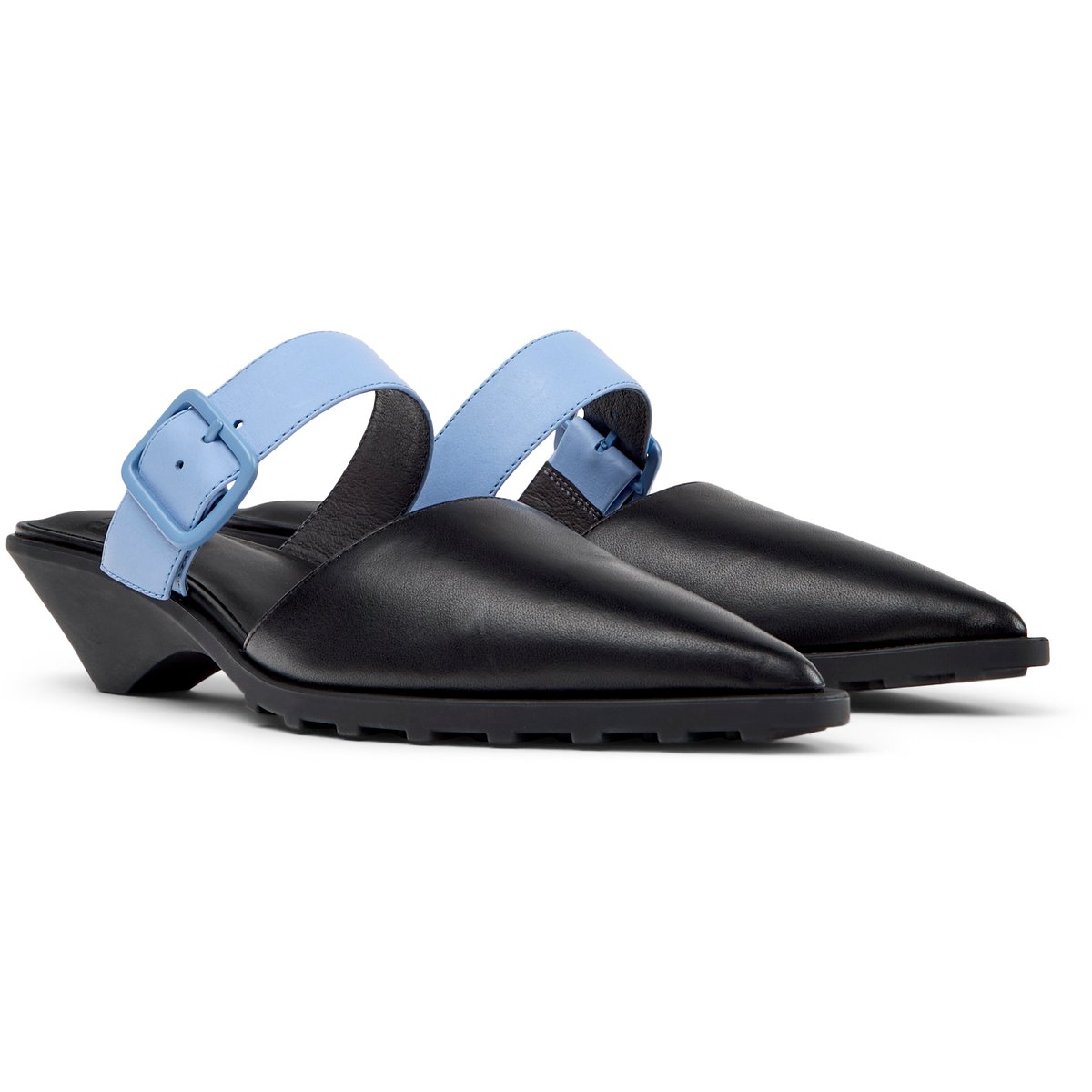 Mules Cuir ANITA noir, CAMPER