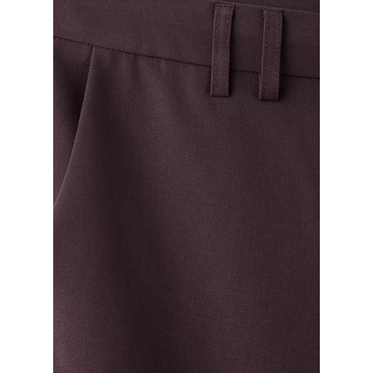 Pantalon droit détail nœud bordeaux, MANGO TEEN
