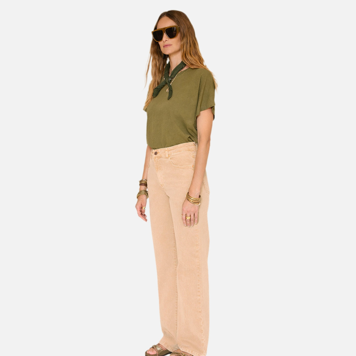 Jean THE JAGGER PACIFIC DRILL beige, MKT STUDIO