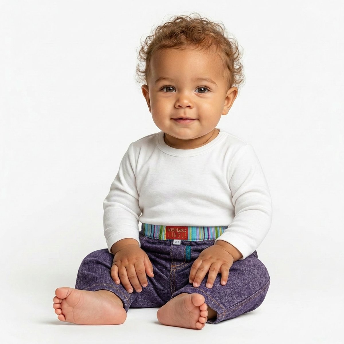 Pantalon bébé - Très bon état bleu, KENZO