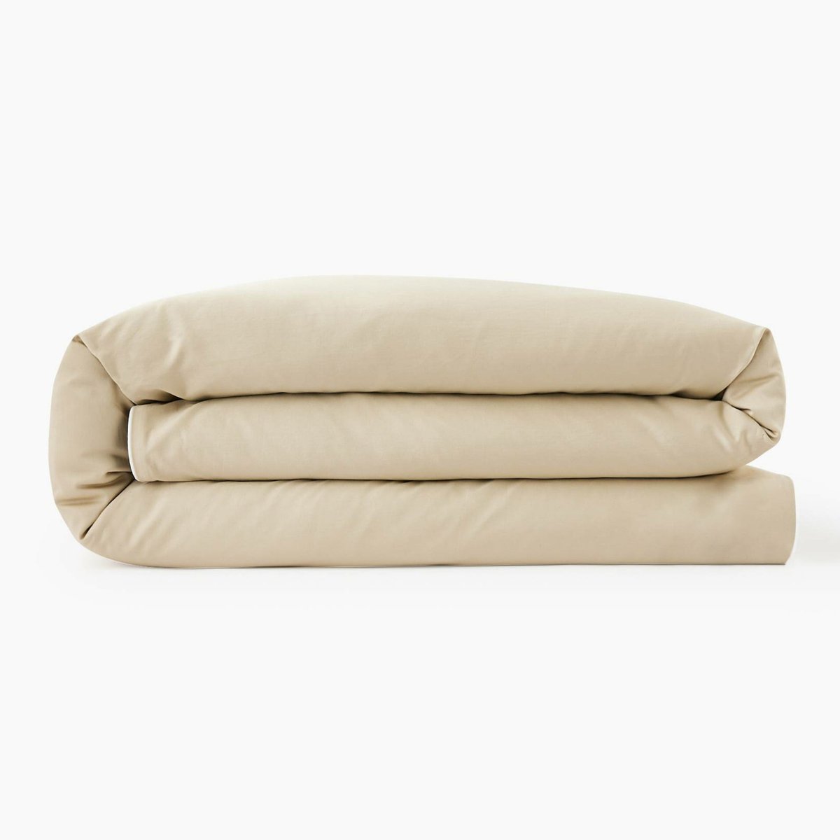Housse de couette, satin de coton bio bis, MONOPRIX