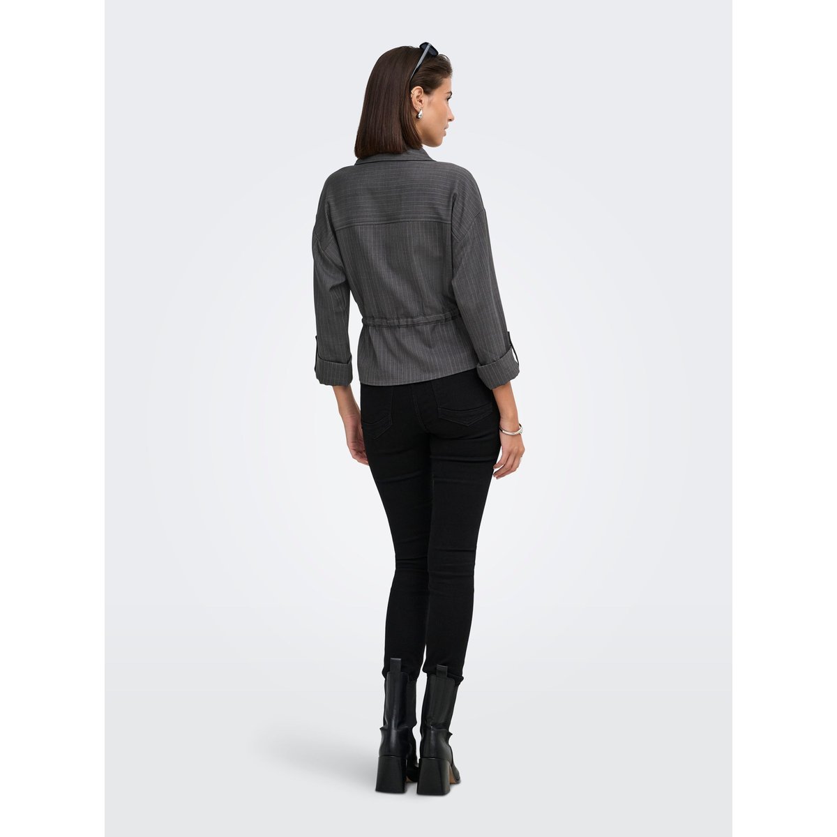 Chemise dark grey melange, JDY
