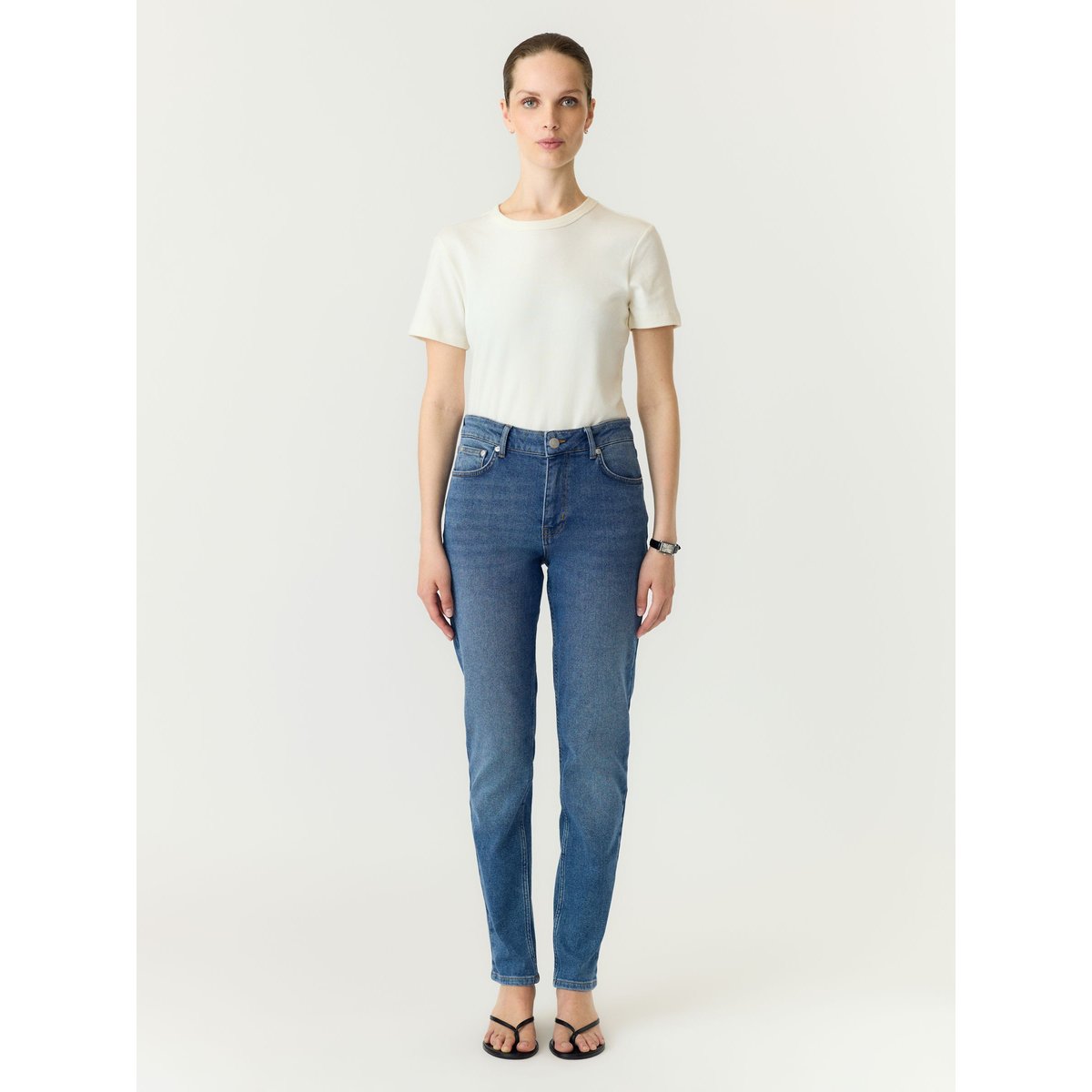 Jean bleu - medium blue denim1, YAS
