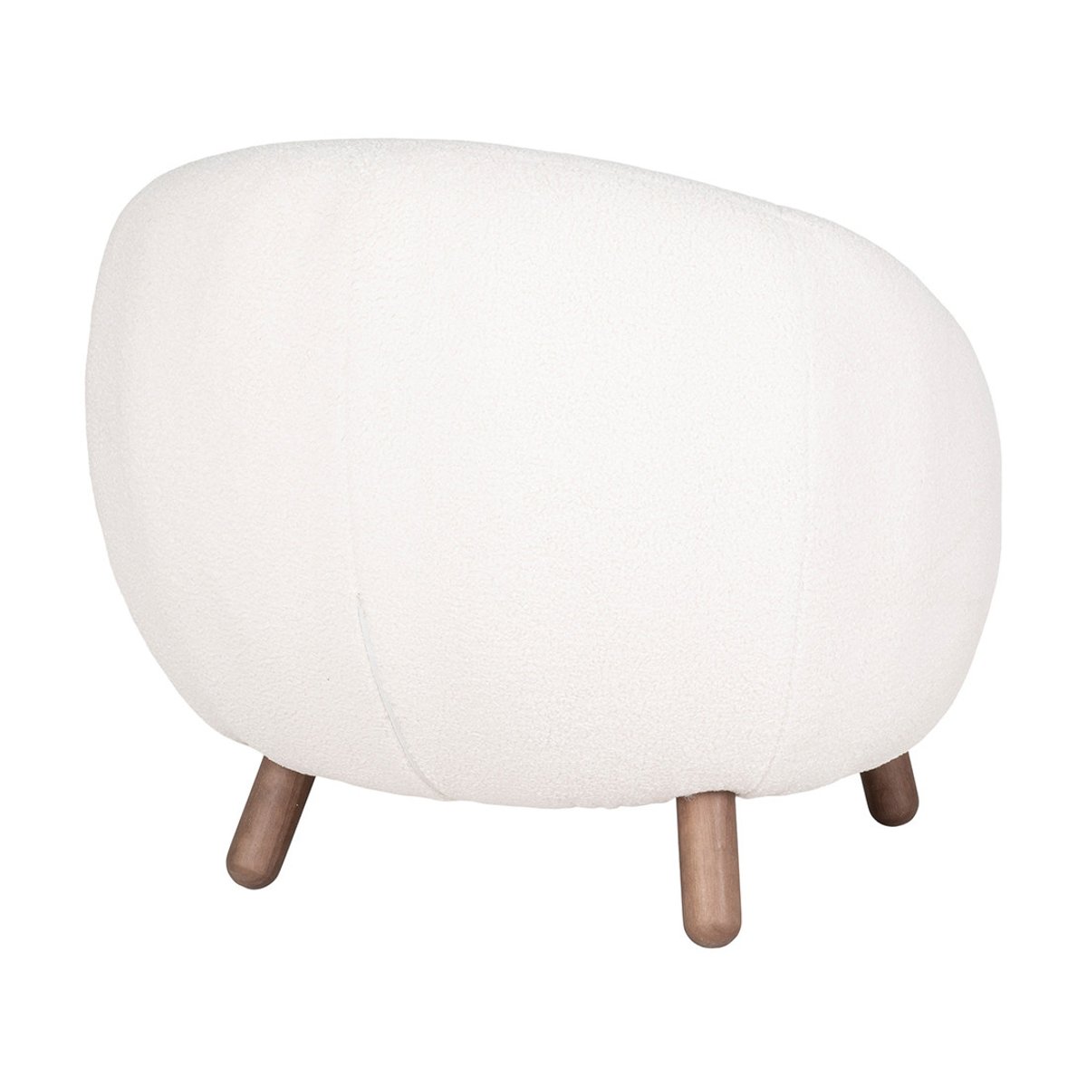 Fauteuil - NAYELI blanc, BEST MOBILIER