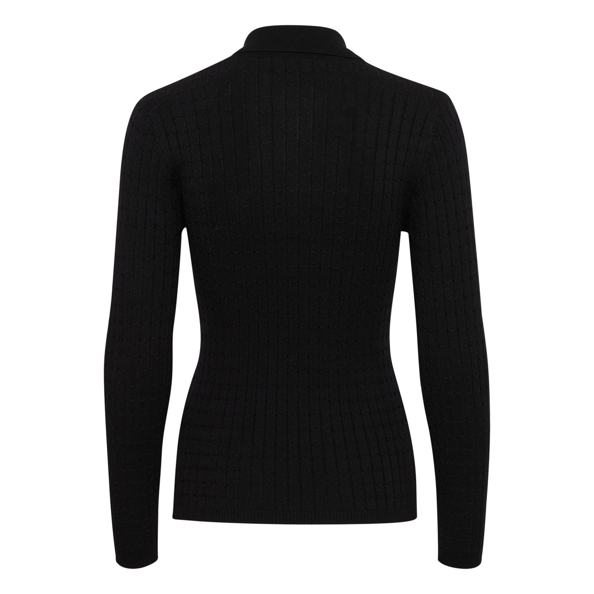 Knitted pullover noir black deep, KAFFE