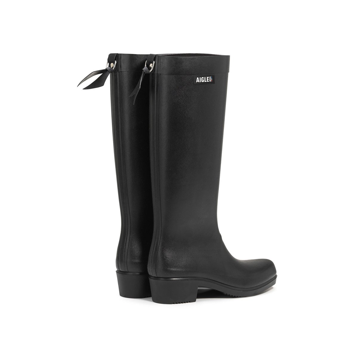 Bottes de pluie à talons MYRICA noir, AIGLE
