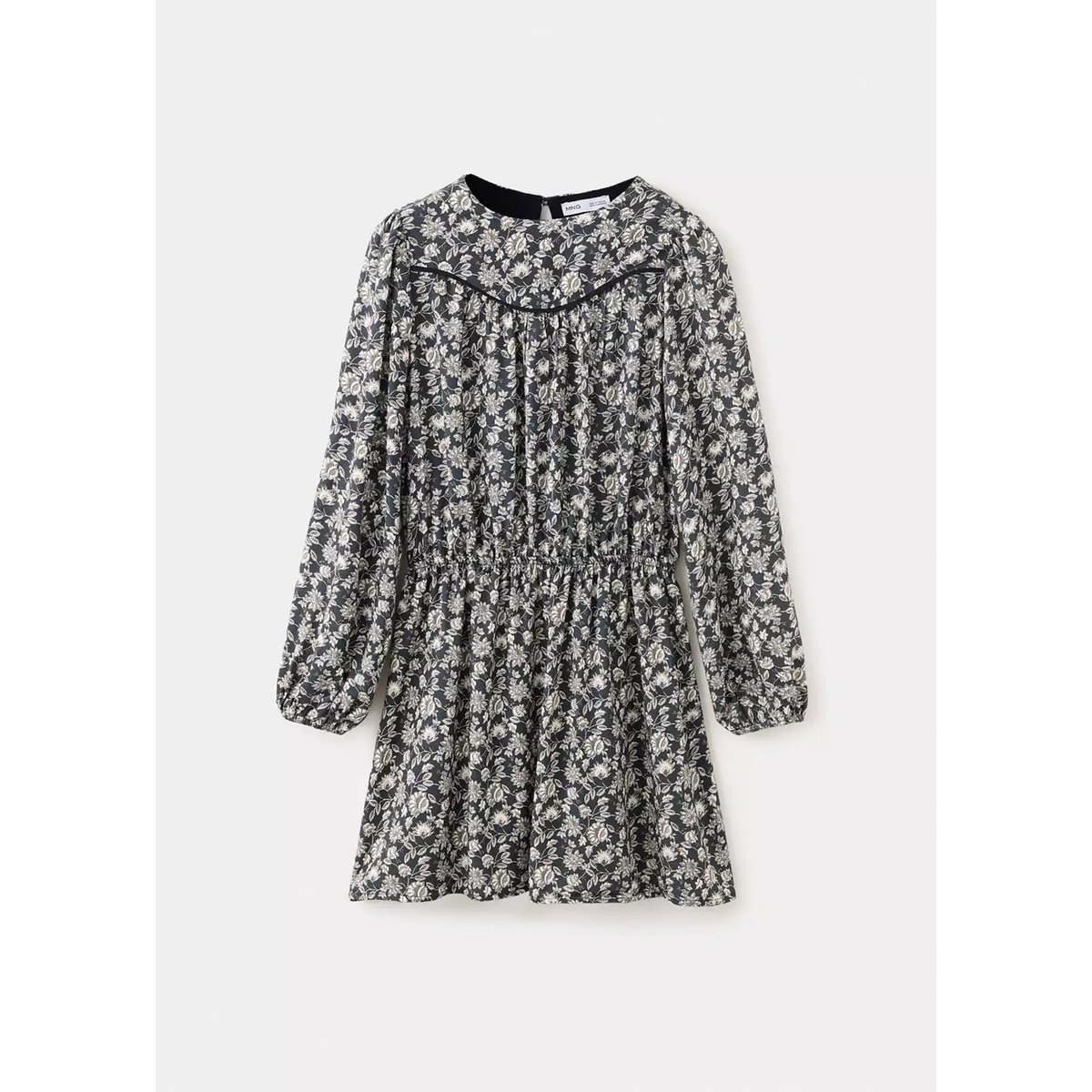 Robe à fleurs noir, MANGO KIDS