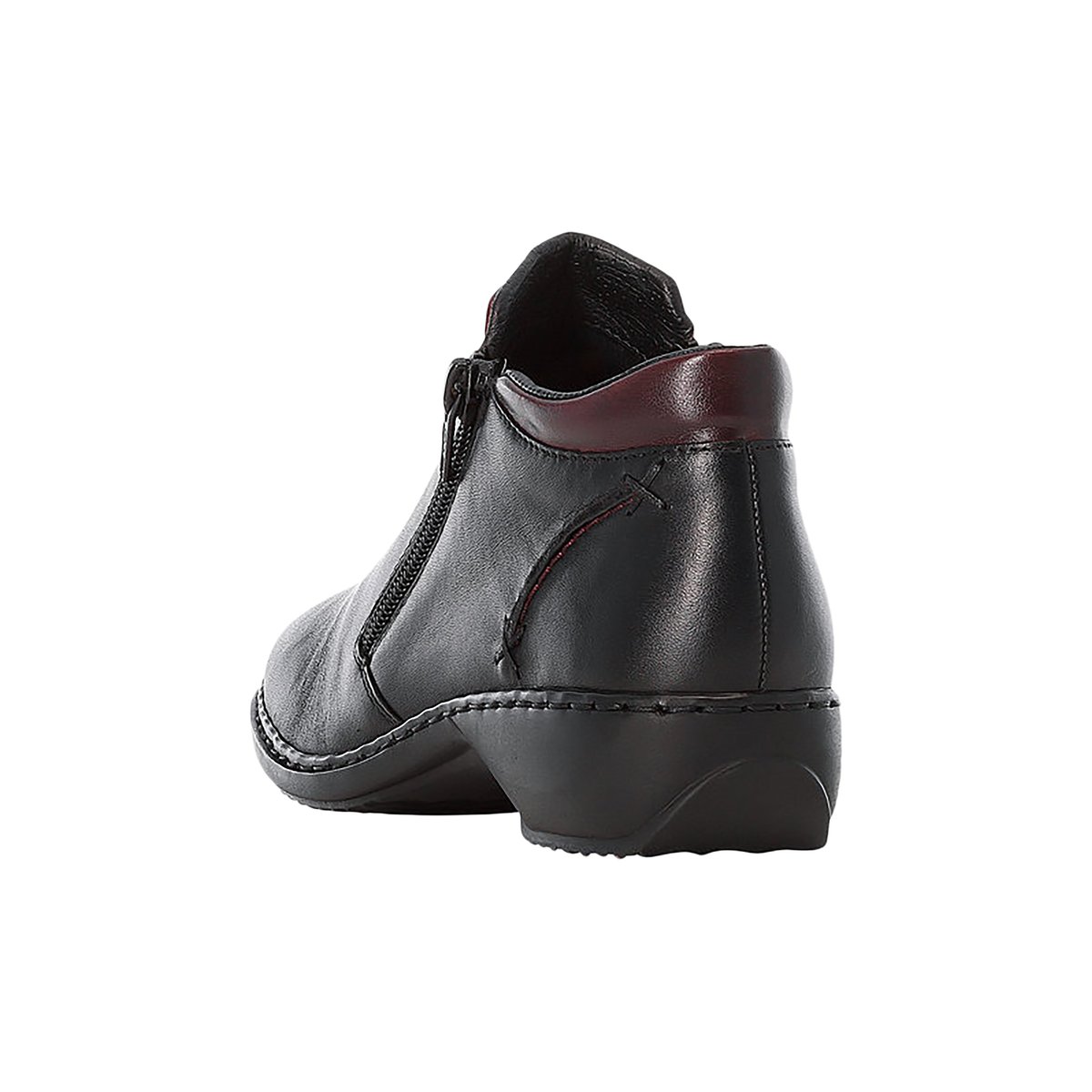 Bottine Cuir Rgd black, RIEKER