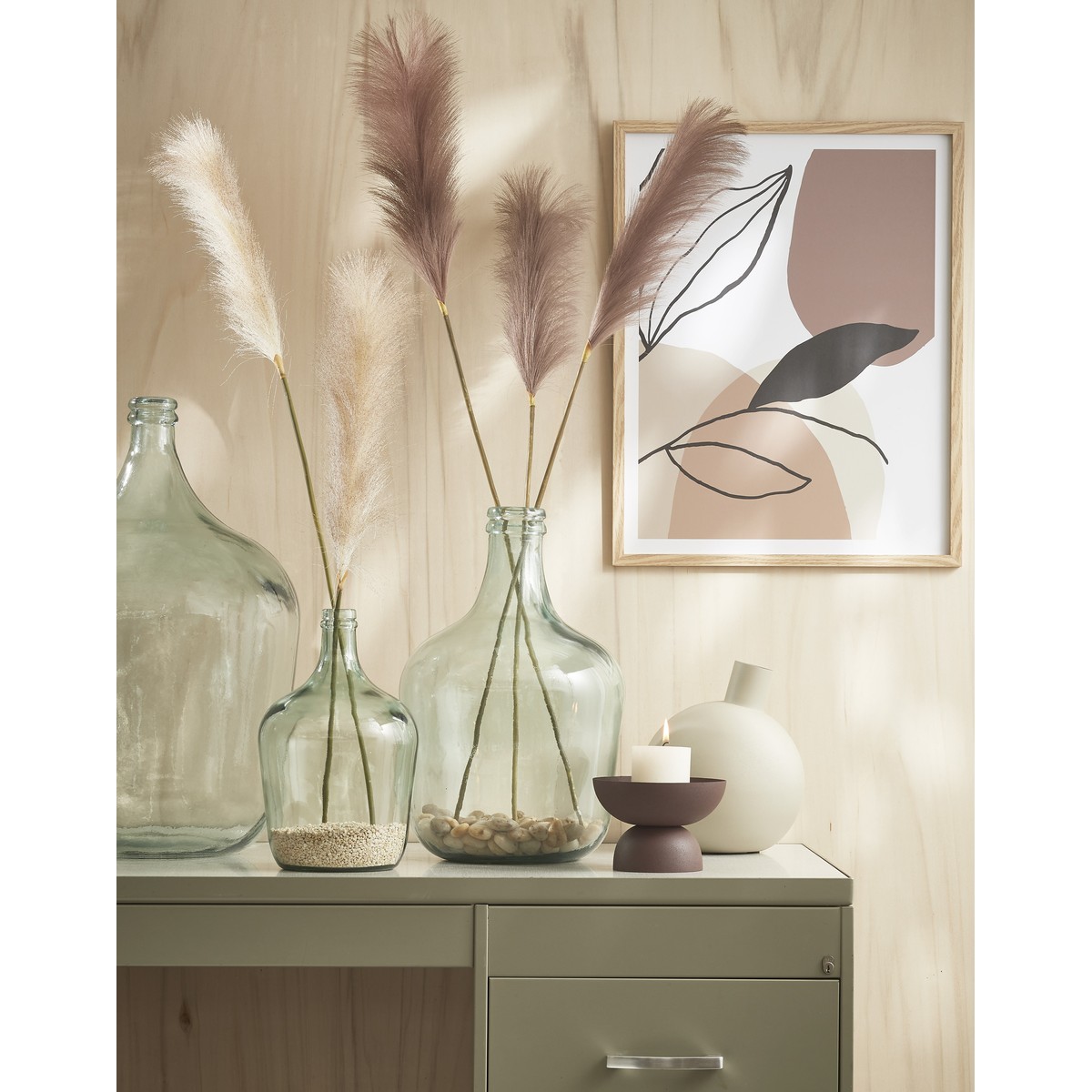 Bouteille décorative DIEGO transparent, MICA DECORATIONS