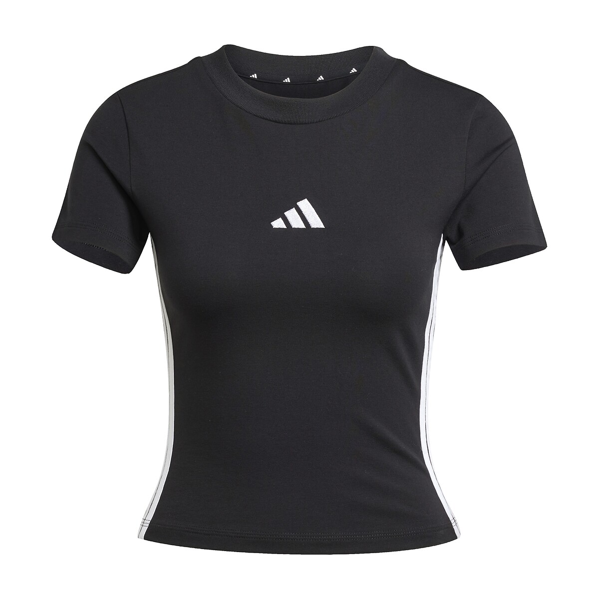 T-shirt slim baby Essentials 3-Stripes noir, ADIDAS SPORTSWEAR