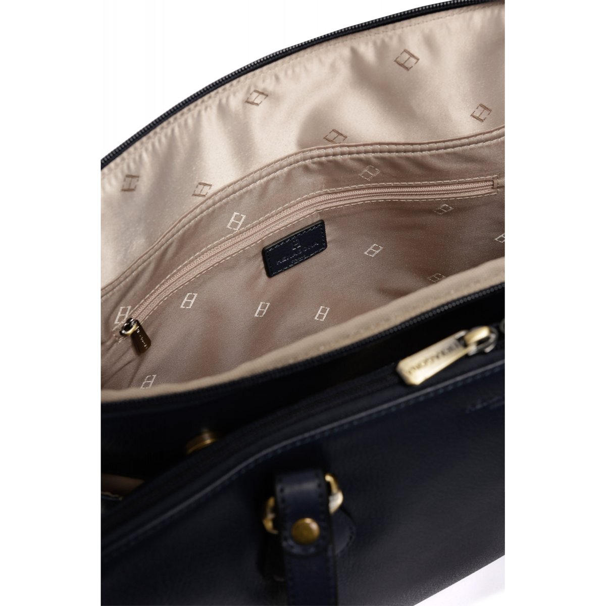 Sac porté épaule 2 anses  RÉPUBLIQUE bleu marine, HEXAGONA