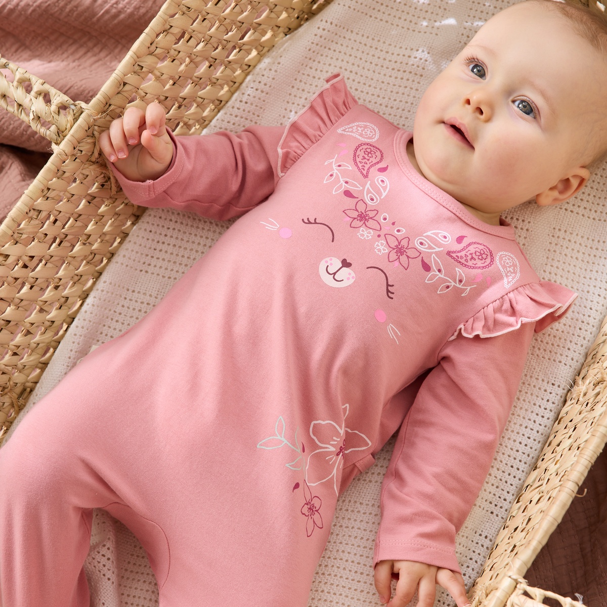 Pyjama bébé Arizona rose, PETIT BEGUIN