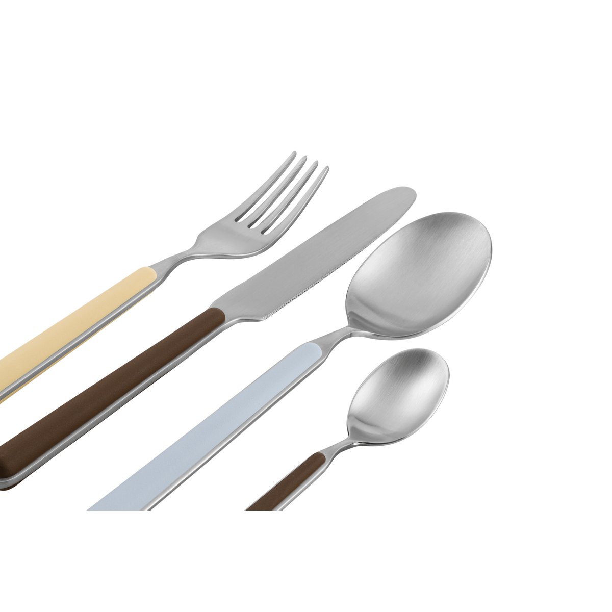 Un ensemble de couverts pour une personne NOLI cocoa brown, NOO.MA