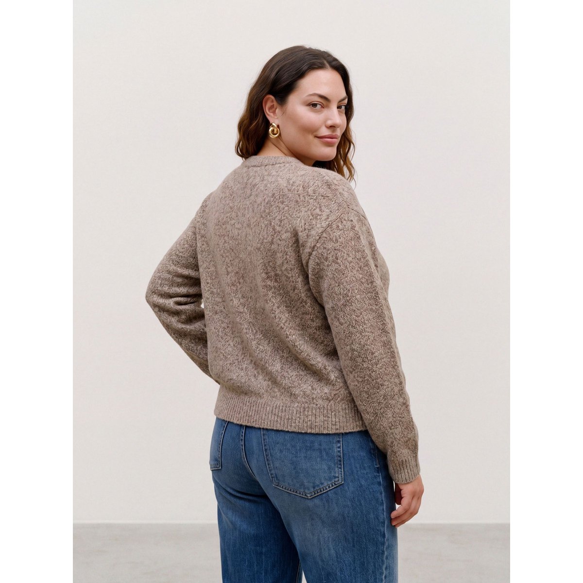 Pull En Maille cocoa brown 1, VERO MODA