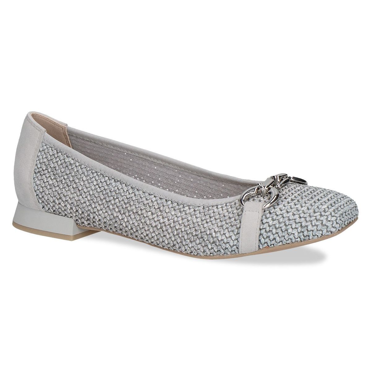 Ballerine plate bleu fontaine bleue, CAPRICE
